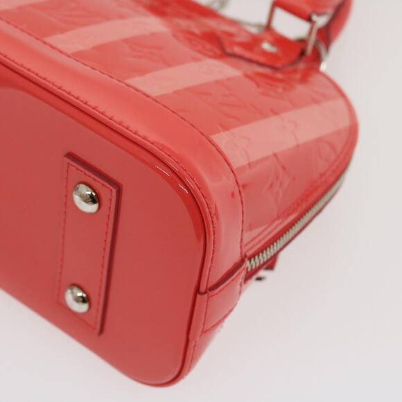LOUIS VUITTON Vernis Rayures Alma BB Hand Bag Pink M91593 - Picture 8 of 16